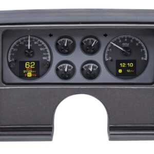 Dakota Digital 78-88 Chevy Monte Carlo Customizable Gauge Kit Black HDX-78C-MC-K