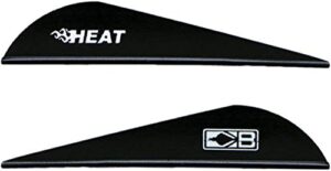 bohning 2.5" heat vanes black 2.5" heat vane, 100pk