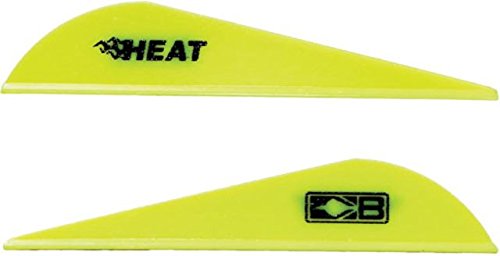 Bohning 2.5" Heat Vanes Neon Yellow 2.5" Heat Vane, 100pk