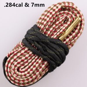 Aimee_JL New Bore Cleaner .270 Cal .280 .284 & 7mm Cal Gun Barrel Cleaning Rope Rifle/Pistol/Shotgun Brass Brush Cleaning Cord