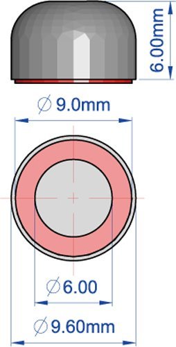 Gomet Mini Wind Filter Sticker for Digital Camera Mic Windscreen Wind Muff x 1 Packet(2 pcs)