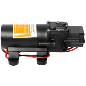 Amarine Made Fresh Water Pump Self Priming Sprayer Pump Water Pressure Pump 12V DC 1.2 GPM 35 PSI Diaphragm Pump for Caravan RV Marine Fishing Boat