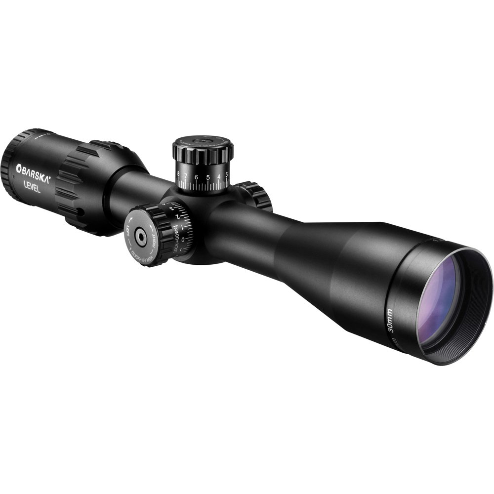 Barska AC12780 Level 1-6x44 Rifle Scope with FMC Lens and Illuminated MOA Reticle, 30mm Tube