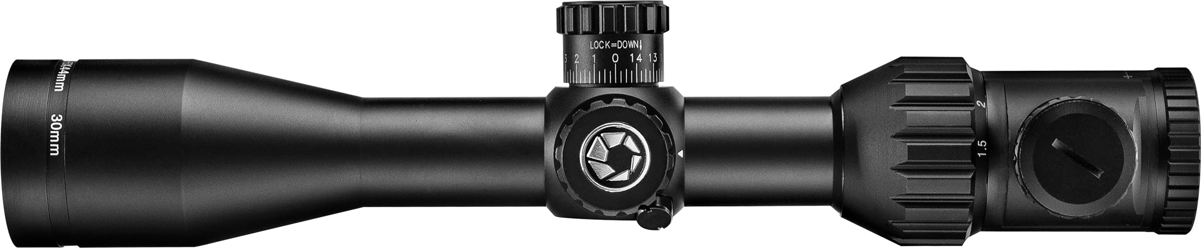 Barska AC12780 Level 1-6x44 Rifle Scope with FMC Lens and Illuminated MOA Reticle, 30mm Tube