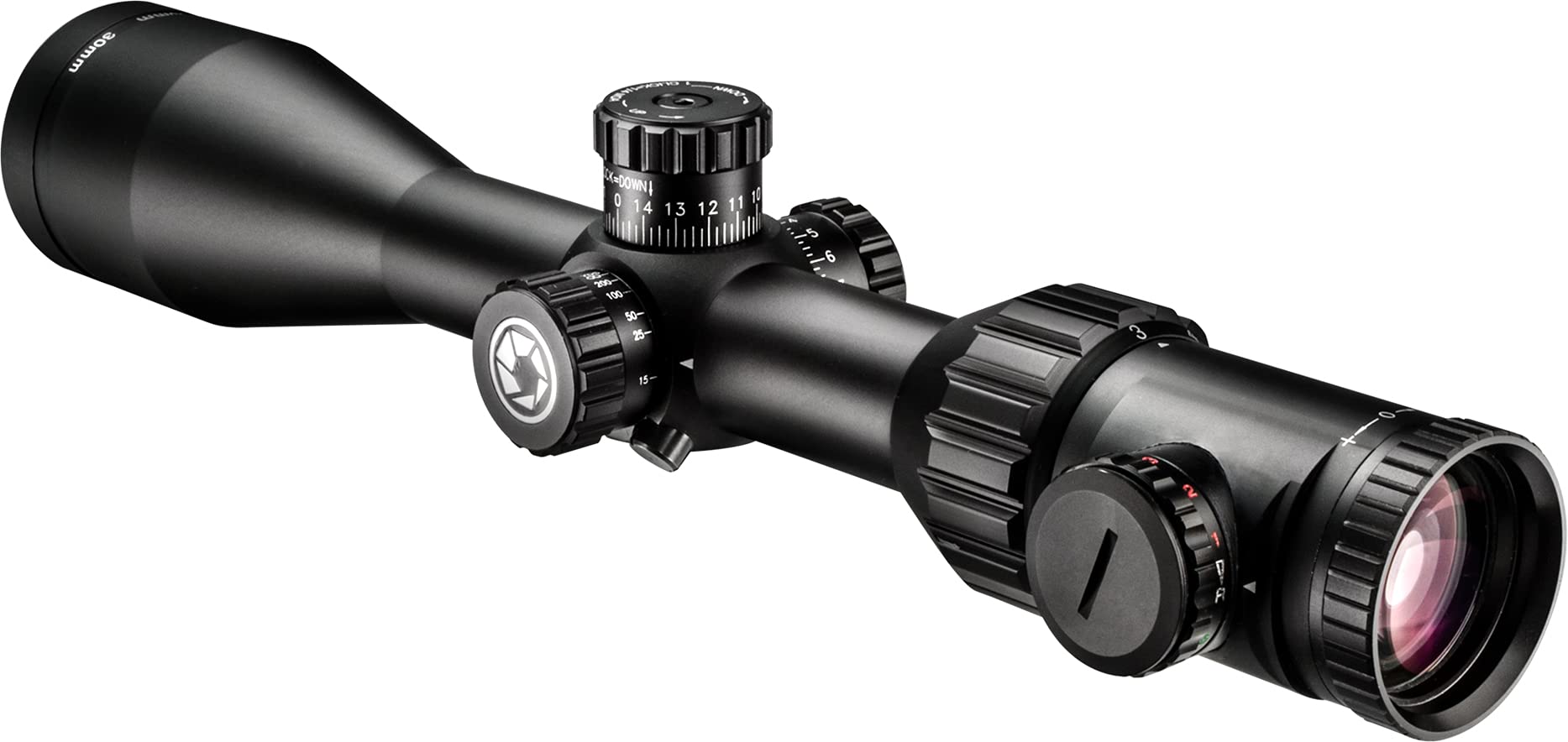 Barska AC12780 Level 1-6x44 Rifle Scope with FMC Lens and Illuminated MOA Reticle, 30mm Tube