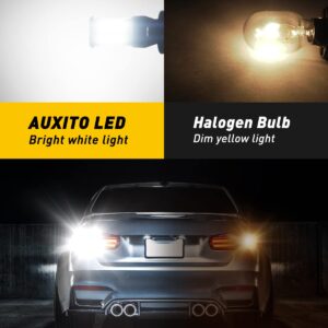 AUXITO 912 921 LED Bulb for Backup Light Reverse Lights High Power 2835 15-SMD Chipsets Error Free T15 906 922 W16W Bulbs, 6000K White (Upgraded, Pack of 2)