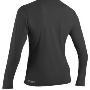 O'Neill Women's Basic 30+ Long Sleeve Sun Shirt, Black, M