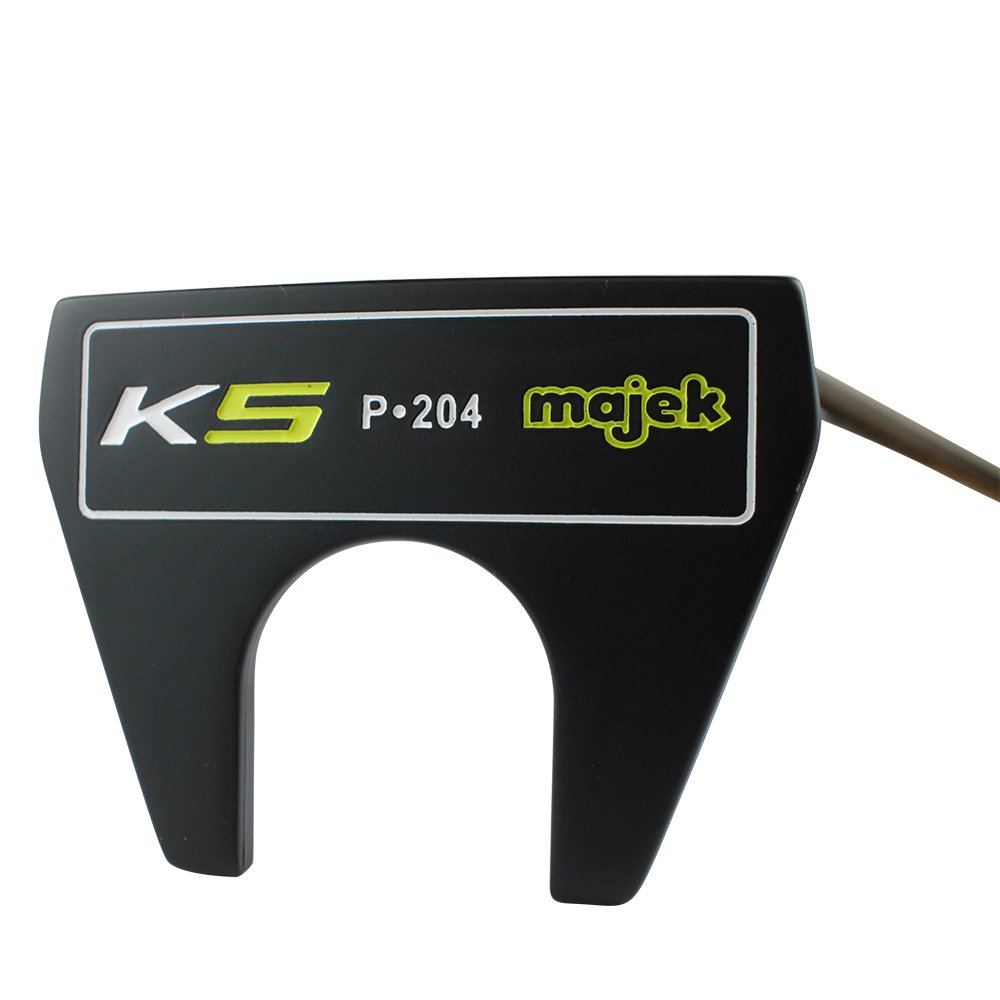 Majek K5 P-204 Golf Putter Right Handed Mallet Bullet Style with Alignment Line Up Hand Tool 36 Inches Tall Men's Perfect for Lining up Your Putts