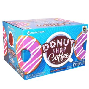 member's mark donut shop coffee (100 single-serve cups)