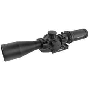 TruGlo Eminus Tactical Hunting Shooting Durable Waterproof Fogproof Shock Resistant 30mm One-Piece Aluminum Tube Illuminated TacPlex-MOA Reticle Riflescope | Flip-Up Lens Cap Included | 3-9 x 42mm