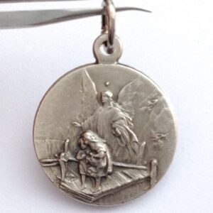 I G J The Saint Guardian Angel Medal - The Patron Saints Medals