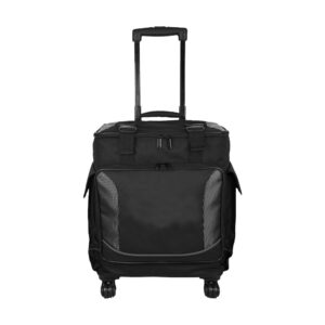 GOODHOPE BAGS Elevated 12 Bottles Wine Cooler with 4-Spinner Wheels