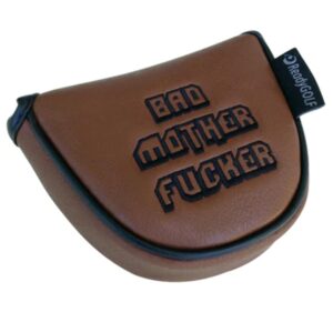 readygolf bad mother fucker embroidered putter cover mallet