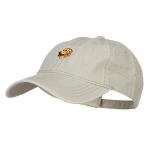 Golden Retriever Embroidered Washed Cap - Stone OSFM