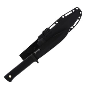 Cold Steel SRK 6" SK-5 Clip Point Razor-Sharp Blade 4.75" Durable Kray-Ex Handle Tactical Fixed Blade Knife, Blister Pack