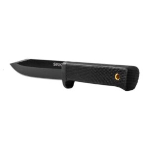 Cold Steel SRK 6" SK-5 Clip Point Razor-Sharp Blade 4.75" Durable Kray-Ex Handle Tactical Fixed Blade Knife, Blister Pack