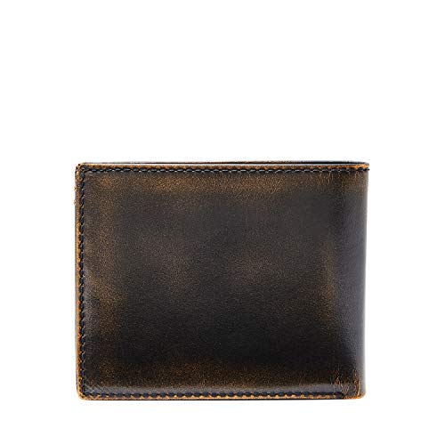 Fossil Men's Wade Leather Bifold with Flip ID Wallet, Black, (Model: ML3882001)