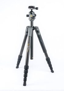 vanguard veo 2 235cb carbon fiber travel tripod with veo 2 bh-50 ball head for sony, nikon, canon, fujifilm mirrorless, compact system camera (csc), dslr