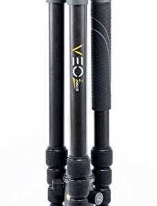 Vanguard VEO 2 235CB Carbon Fiber Travel Tripod with VEO 2 BH-50 Ball Head for Sony, Nikon, Canon, Fujifilm Mirrorless, Compact System Camera (CSC), DSLR