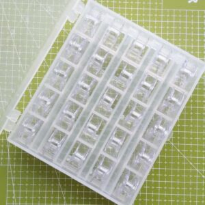 yicbor 25pcs bobbins 136492-001(sa155) for baby lock brother bernina riccar sewing machine