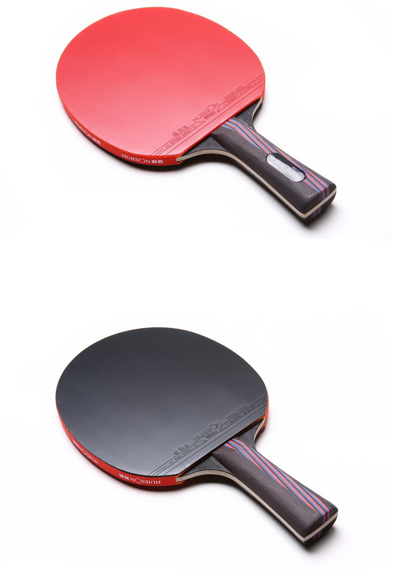 Professional Carbon Basewood Table Tennis Racket High-Elastic Ping Pang Paddles (Shakehands)