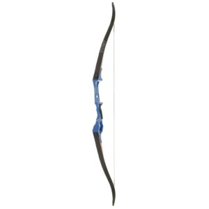 october mountain products ascent 58” recurve — blue (rh - 40 lbs.)