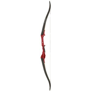 october mountain products ascent 58” recurve — red (rh - 50 lbs.)