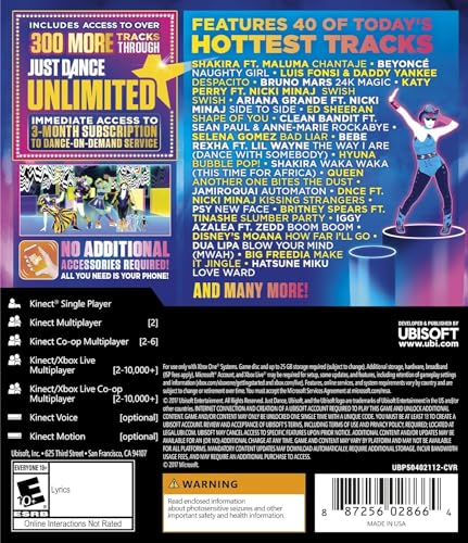 Just Dance 2018 - Xbox One