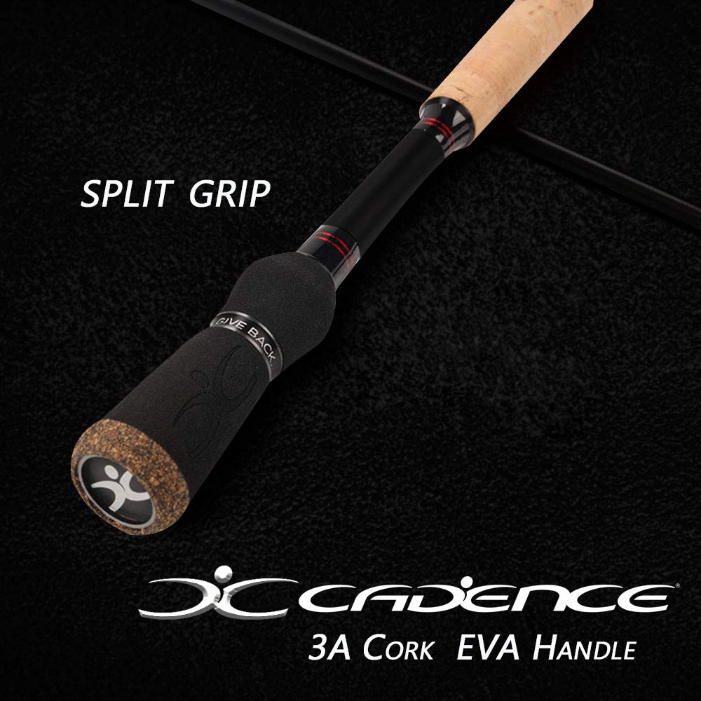 Cadence Fishing CR5 Spinning Rods | 30 Ton Carbon | Fuji Reel Seat | Stainless Steel Guides with SiC Inserts | CR5-701S-MHF