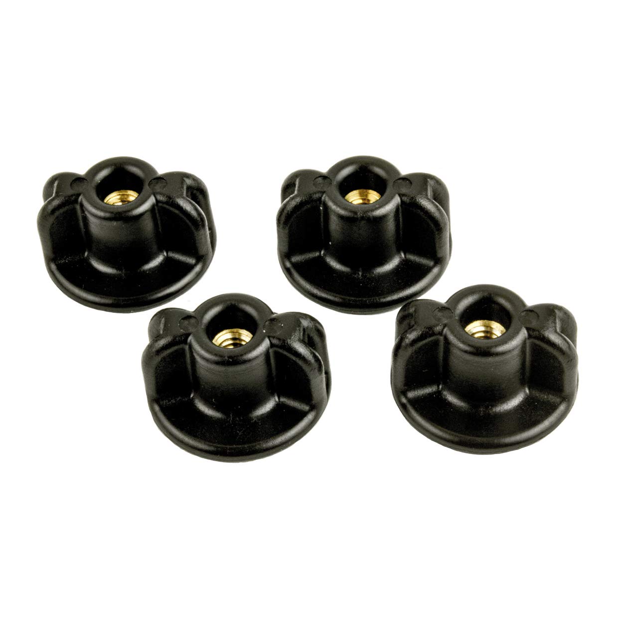 YakAttack Lopro WingKnob, 1/4-20 Threads, Brass Insert, 4 pack