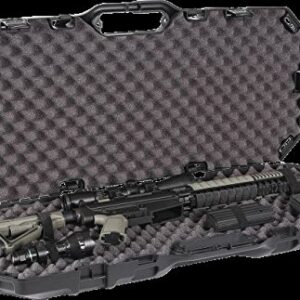 Plano 36” Tactical Series Long Gun Rifle Case, Black, Gun and Accessory Storage with Internal Locking Protective Foam, Hard Gun Case for Rifle or Shotgun