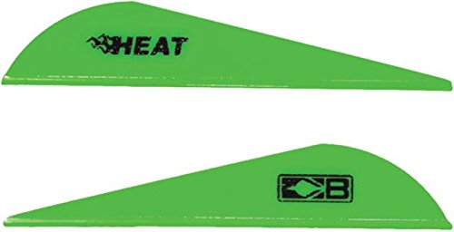 Bohning 2.5" Heat Vanes Neon Green 2.5" Heat Vane, 100pk