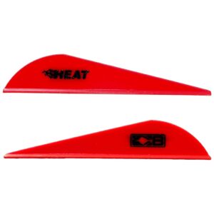 bohning 2.5" heat vanes red 2.5" heat vane, 36pk