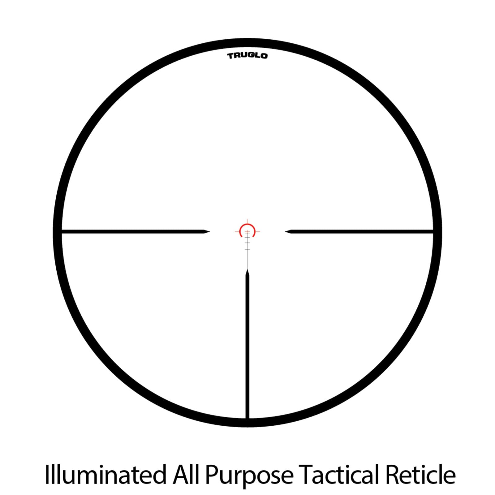 TRUGLO Omnia Tactical Hunting Shooting Durable Fogproof Shock Resistant 30mm One-Piece Aluminum Tube Illuminated All Purpose Tactical Reticle Riflescope | Flip-Up Lens Cap Included | 6 1-6X24 30MM