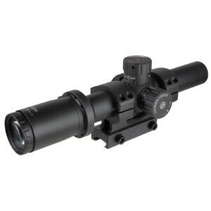 TRUGLO Omnia Tactical Hunting Shooting Durable Fogproof Shock Resistant 30mm One-Piece Aluminum Tube Illuminated All Purpose Tactical Reticle Riflescope | Flip-Up Lens Cap Included | 6 1-6X24 30MM