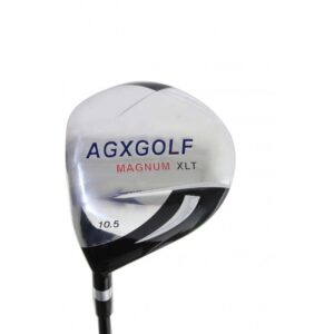 AGXGOLF Men's Senior Left Hand Tall Length (+1 inch) Magnum XS Complete Golf Club Set 460cc Driver, Fairway Wood, 3 Hybrid Iron 5-9 Irons + PW + Putter + Built in The USA