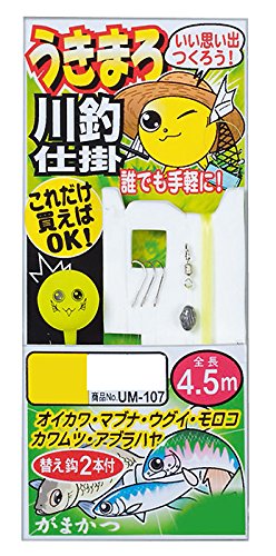 Gamakatsu UM107 Ukimaro River Fishing Tackle No. 4 - Harris 0.6. 45540-4-0.6-07