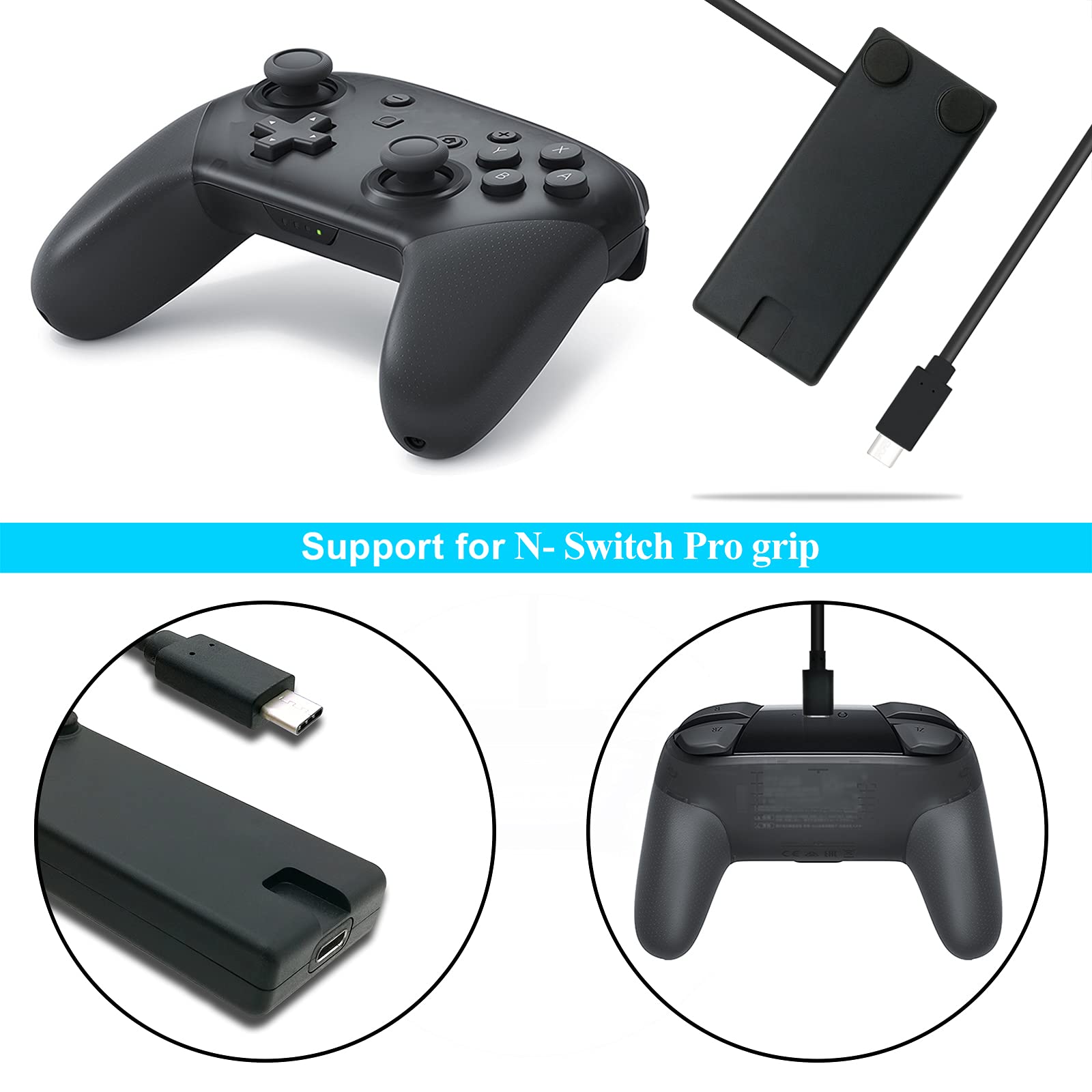 FYOUNG Extender Cable Replacement for Nintendo Switch/Switch OLED Dock, Support 10 Gbps Data Transfer Rate - 3.28 feet