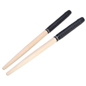 rosenice drumstick 1 pair maibachi taiko wood tip drumstick master drum sticks(drum stick color random)