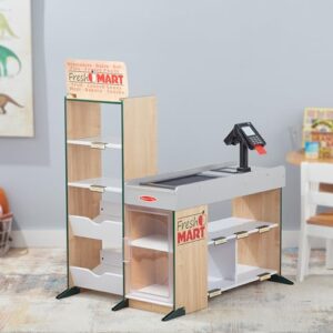 Melissa & Doug Freestanding Wooden Fresh Mart Grocery Store - FSC Certified