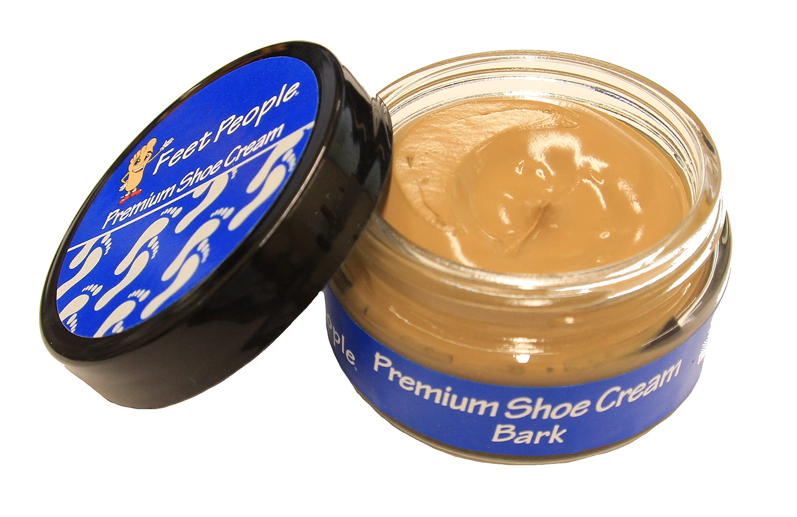 FeetPeople Premium Shoe Cream 1.5 oz, Bark