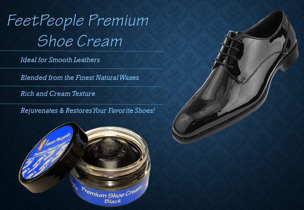 FeetPeople Premium Shoe Cream 1.5 oz, Bark