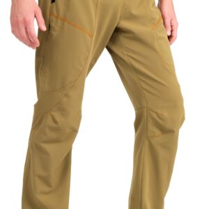 Ucraft "Xlite Rock Climbing, Bouldering and Yoga Pants. Lightweight, Stretching, Breathable (Size M, Color Mustard)