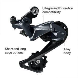 Shimano Ultegra RD-R8000-GS Rear Derailleur - 11 Speed, Medium Cage, Black