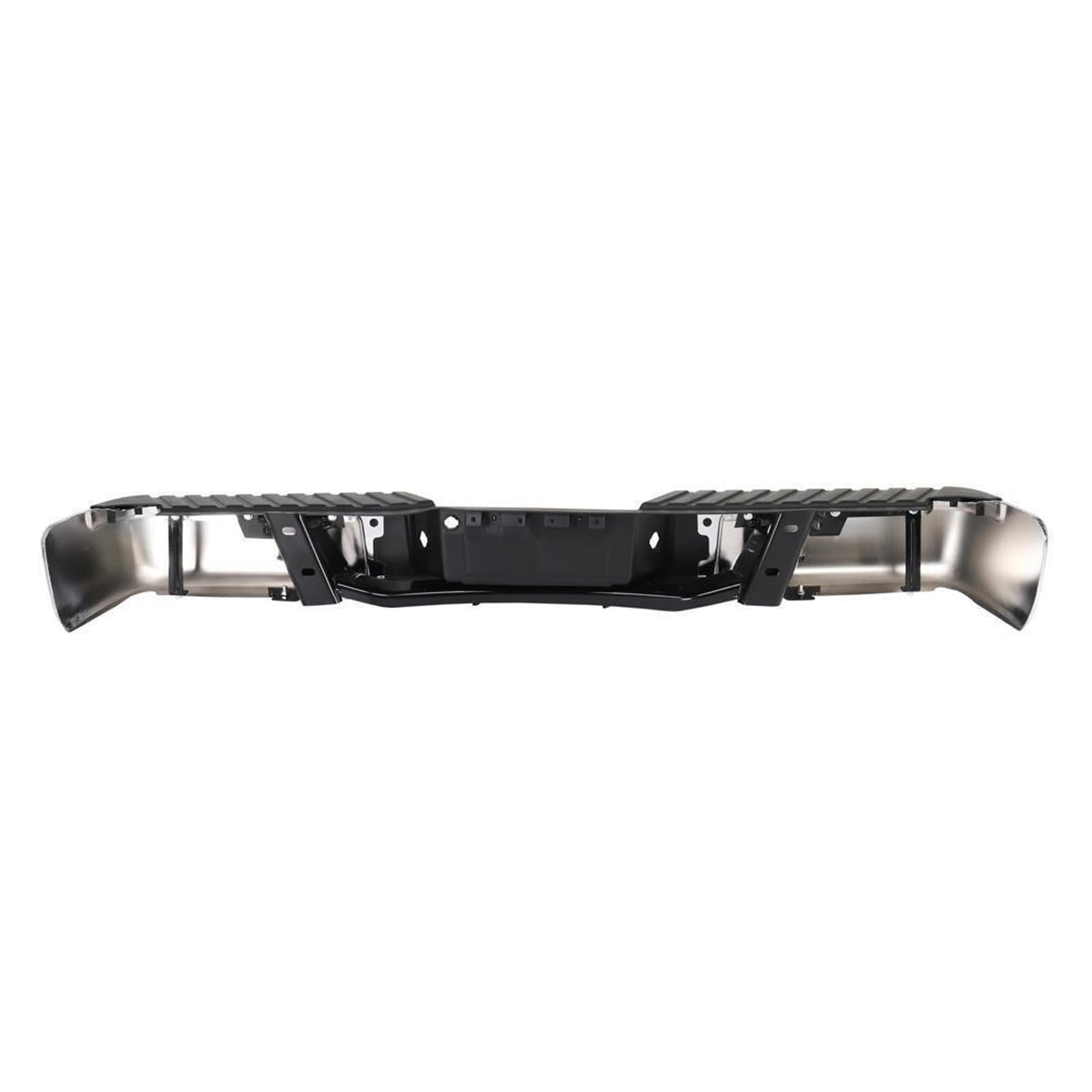 MBI AUTO - Steel Chrome, Complete Rear Bumper Assembly for 2009-2014 Ford F150 Without Park Assist, FO1103160