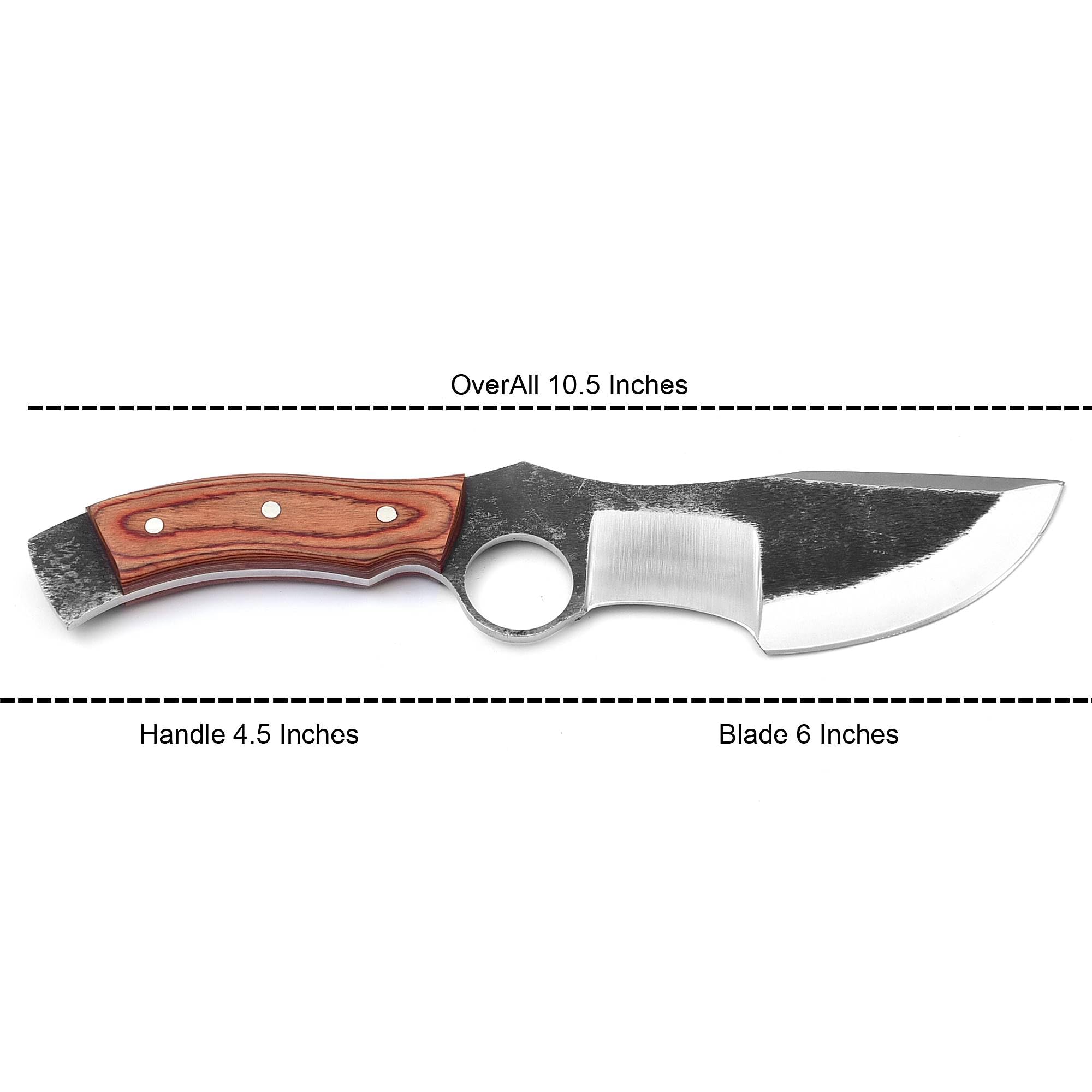 Poshland TR-2153 Custom Handmade high Carbon Steel Tracker Knife - …