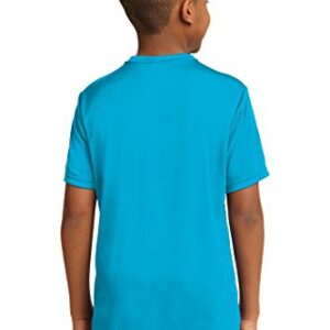 Sport-Tek YST350 Youth Competitor Tee, Atomic Blue, X-Large