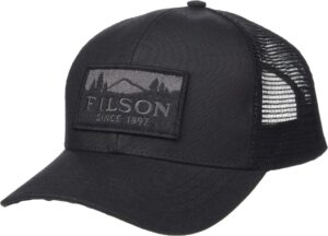 filson logger mesh cap black one size