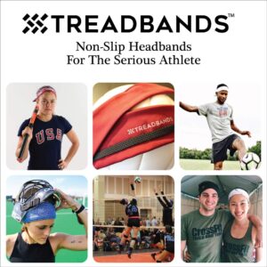 TreadBands All Terrain Tieback Non Slip Headband - Solid Colors (Navy Blue)