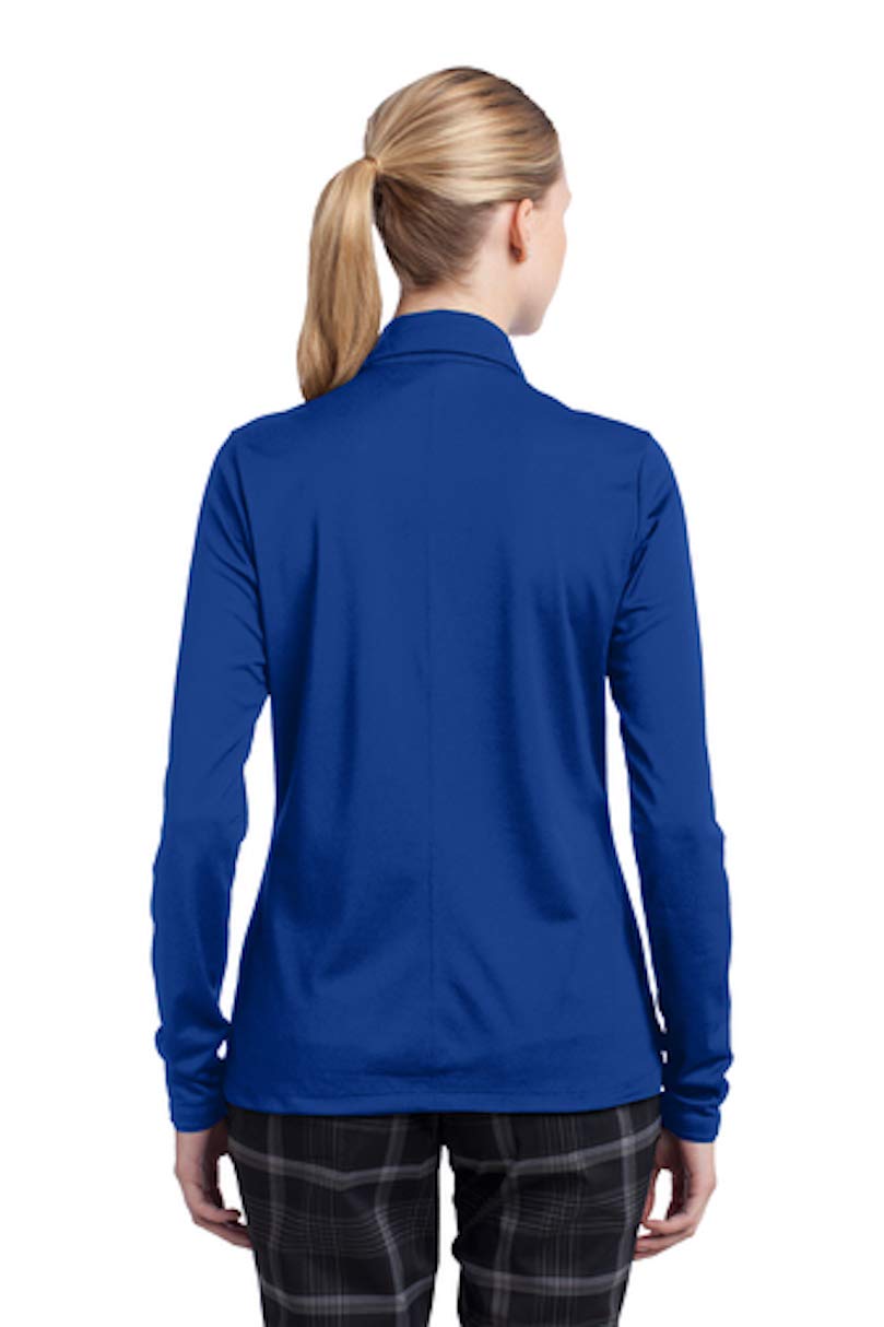 Nike Golf Ladies Long Sleeve Dri-FIT Stretch Tech Polo. 545322 Blue Sapphire L